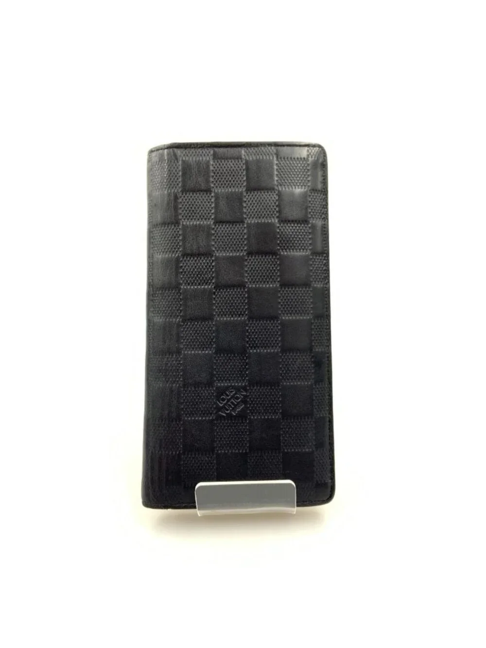 Louis Vuitton Damier Infini Portefeuille Brazza Bifold Wallet Black